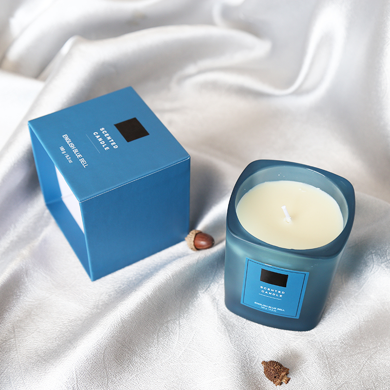 Luxury private label soy wax scented candles with customized own brand name packaging